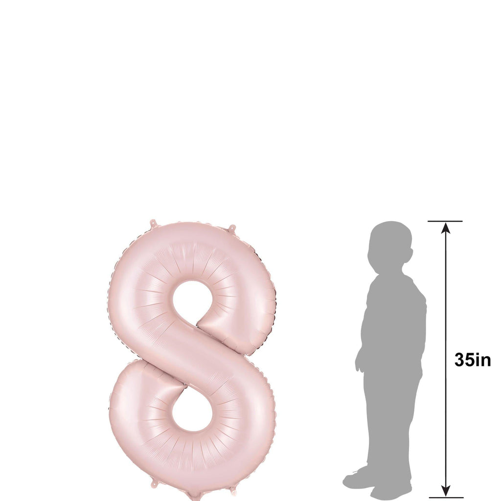 34in Number (0-9) Balloon, Assorted Colors