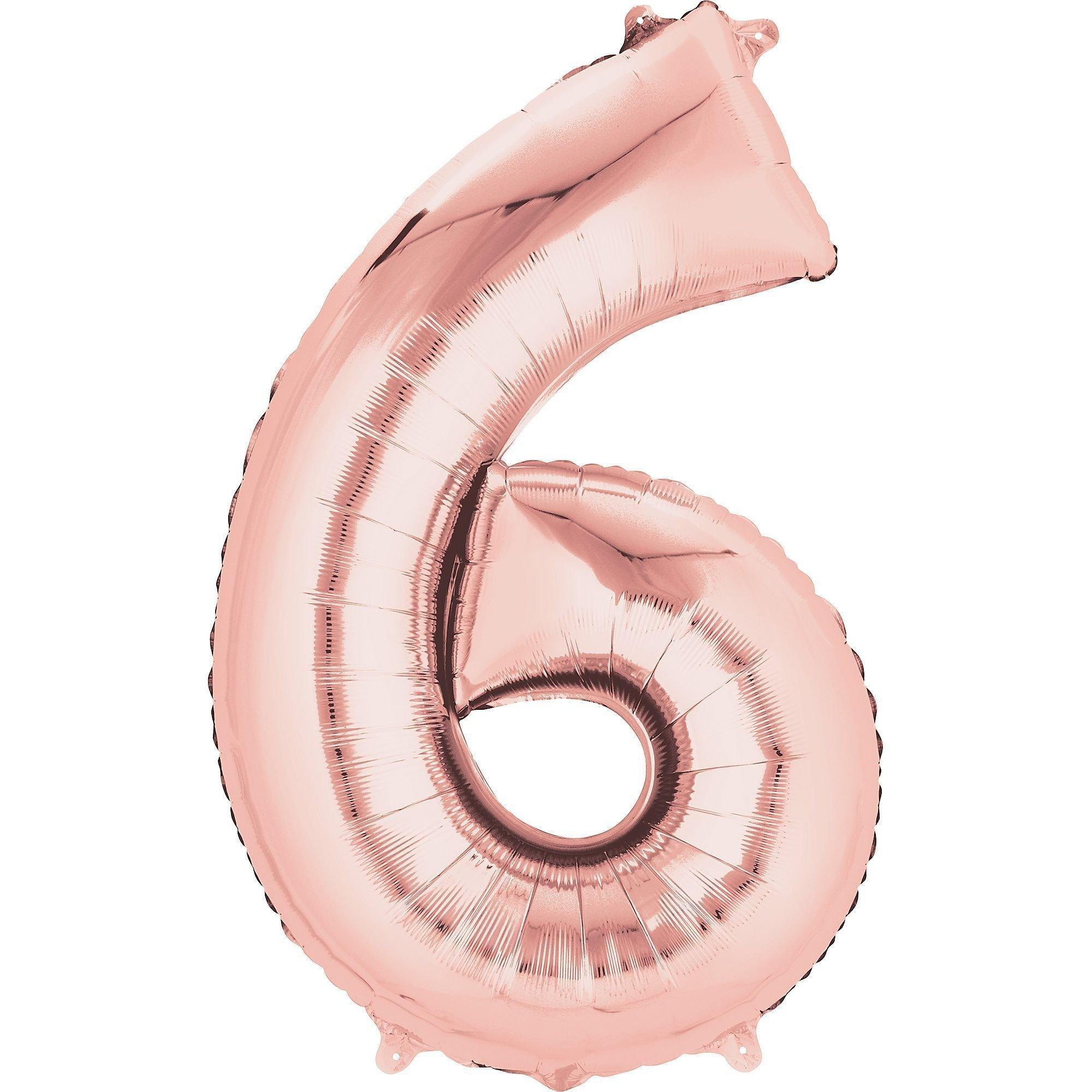 34in Number (0-9) Balloon, Assorted Colors