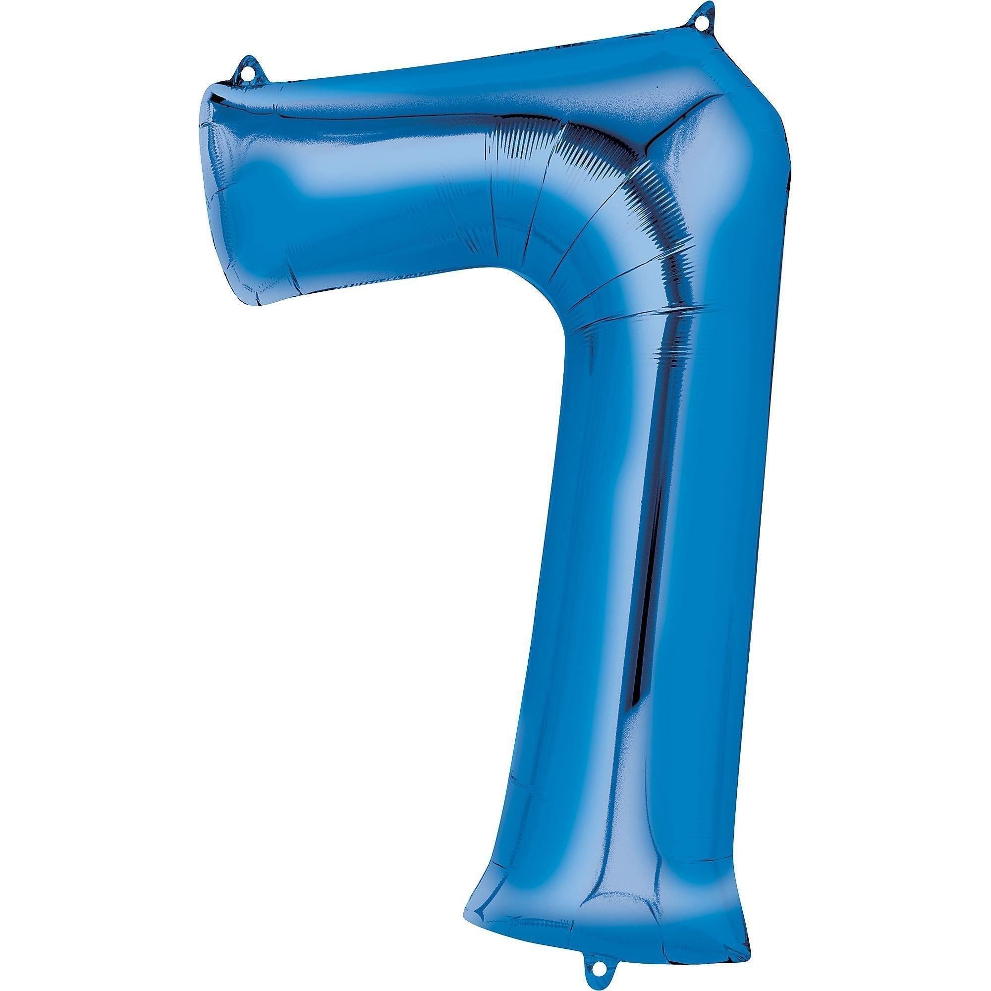 34in Number (0-9) Balloon, Assorted Colors